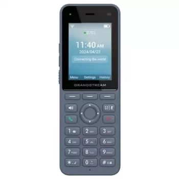 IP telefonas Grandstream Networks WP8256 antracitas 3 linijos LCD Wi-Fi