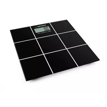 Asmeninės vonios svarstyklės Esperanza EBS004 - elektroninės, 180 kg, juodas stiklas