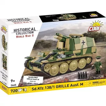 Konstrukcinis modelis Cobi SD.KFZ.138/1 Grille, 720 dalių, demonstracinis modelis