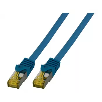 EFB-Elektronik RJ45 jungiamasis kabelis Cat.6A S/FTP LSZH Cat.7 žaliava mėlynas 1m (MK7001.1BL)