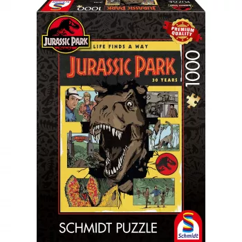 Dėlionė Schmidt Spiele Puzzle Jurassic Park 30 metų 1000 dalių