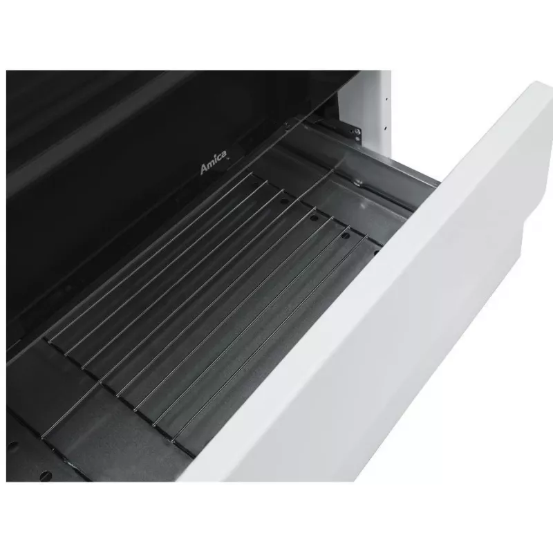 Laisvai pastatoma viryklė Amica SHM51071W balta dujinė elektrinė 4 dujinės zonos 63 L