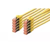 Digitus DK-1644-030-Y-10 CAT 6 S/FTP jungtinis kabelis 3 m, geltonas, 10 vnt. pakuotėje