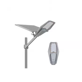 Soliarinė apsauginė lempa VOLT POLSKA WARRIOR 360 su 40W skydeliu, 36000 mAh baterija ir nuotolinio valdymo pulteliu