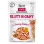 Brit Care Fillets in Gravy kačių šlapias pašaras su lašišos filė padaže, 85 g
