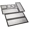 Demciflex dulkių filtrų rinkinys Lian Li O11 Dynamic XL - juoda/juoda
