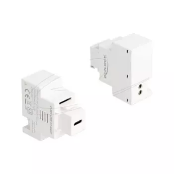 DELOCK Keystone modulis su USB‑C PD 20W įkrovimo lizdu, baltas