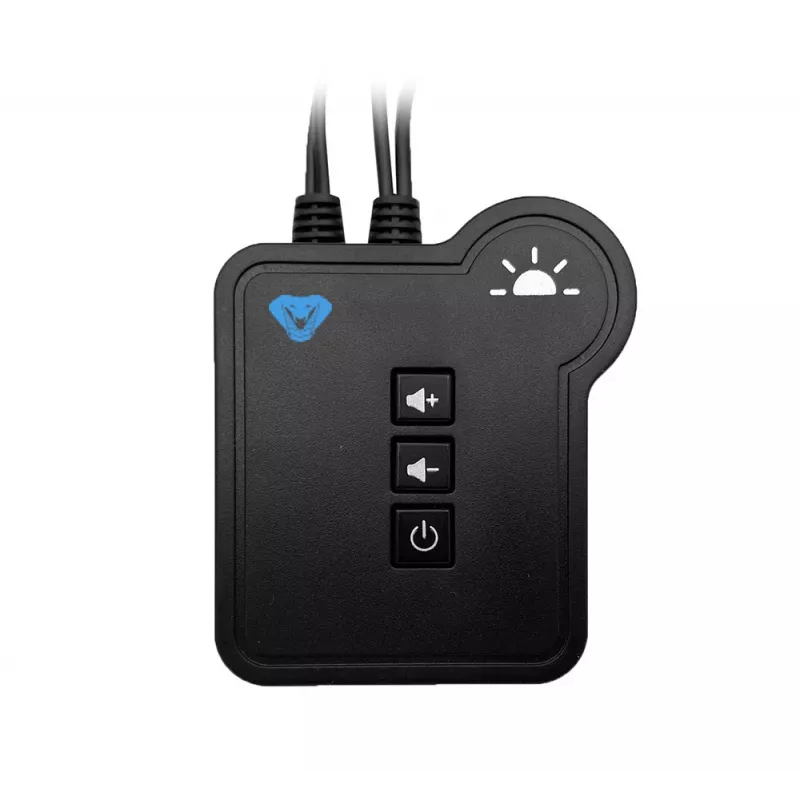 Media-tech MT3172 Black 2.0 stereo garsiakalbiai su RGB apšvietimu ir Bluetooth 5.0