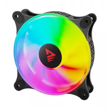 SAVIO Blast 120mm ARGB PWM korpuso ventiliatorius - juodas