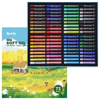 Aliejinių pastelių rinkinys Arrtx LC303298 – 72 spalvos
