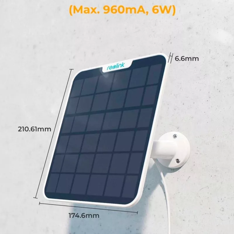 Reolink Solar Panel 2 saulės baterija 6W USB Type-C IP65