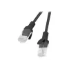 Tinklo kabelis LANBERG PCU5-10CC-0500-BK Cat5e U/UTP RJ-45 – 5 m, juodas, CCA laidas