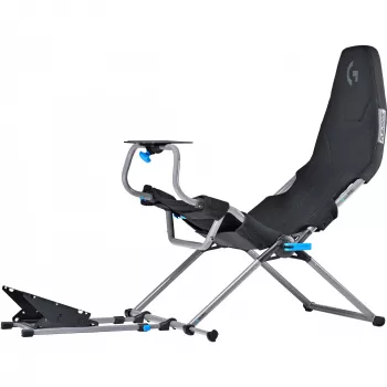 Žaidimų kėdė Playseat Challenge X - Logitech G Edition, juoda, pilka