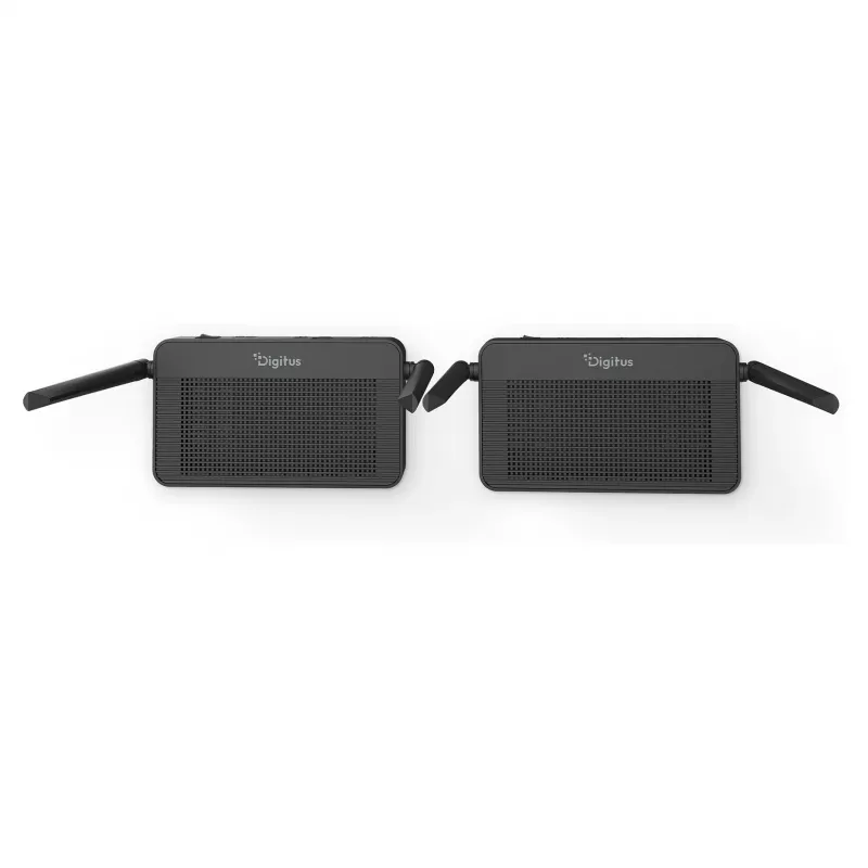 Belaidis HDMI KVM plėtinio rinkinys DIGITUS DS-55360 — siųstuvas ir imtuvas, belaidis, 100 m, 4K/60Hz, HDMI, USB-A/USB-C