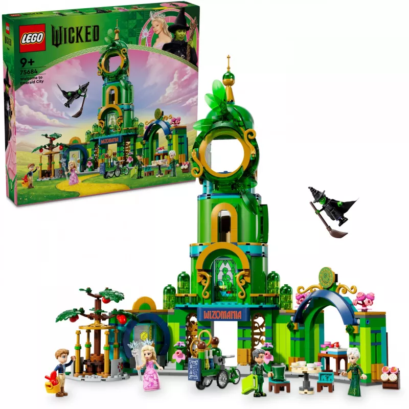 LEGO Bricks Wicked 75684 Sveiki atvykę į Smaragdinį miestą