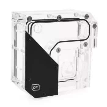 Rezervuaras Alphacool 15075 Akrilinis Juodas Skaidrus 120mm