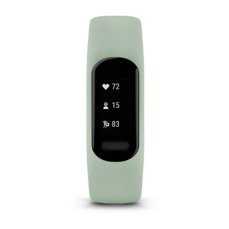 Garmin VIVOSMART 5 OLED skaitmeninė apyrankė 88 x 154 pikseliai lietimui Mėtų spalva GPS