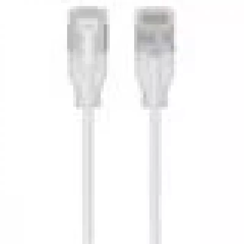Tinklo kabelis Ubiquiti UACC-Cable-Patch-EL-C6A-15M-W RJ-45 Cat6a 15 m permatomai baltas