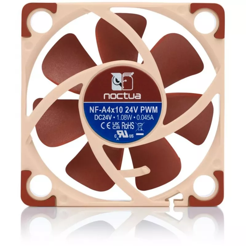 Ventiliatorius Noctua NF-A4X10 24V PWM 4 cm Smėlio Ruda 5000 RPM 8,9 m³/h