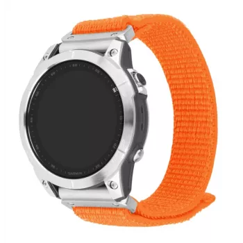 Laikrodžio dirželis FIXED Sporty Strap QuickFit 26 mm, ilgis 160–210 mm, oranžinis