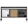 Stalo pertvara ergo office ER-300 B, plotis 1250 mm, maks. apkrova 10 kg