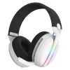 Subsonic Vektra SA5717-2 belaidės ausinės, dengiančios ausis, RGB LED, 7.1 emuliacija, baltos