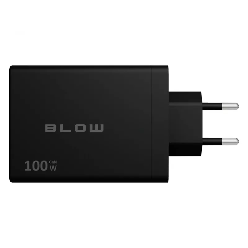 BLOW 4xUSB-C PD 100W GaN sieninis įkroviklis, juodas