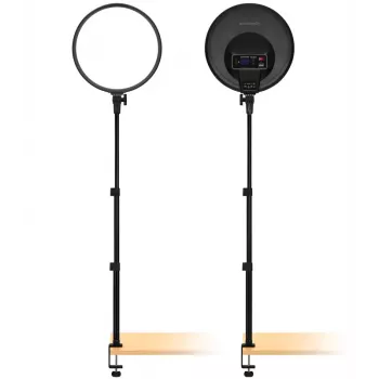 Streamplify GLOW LIGHT 14 Softlight, EU maitinimo laidas - juoda