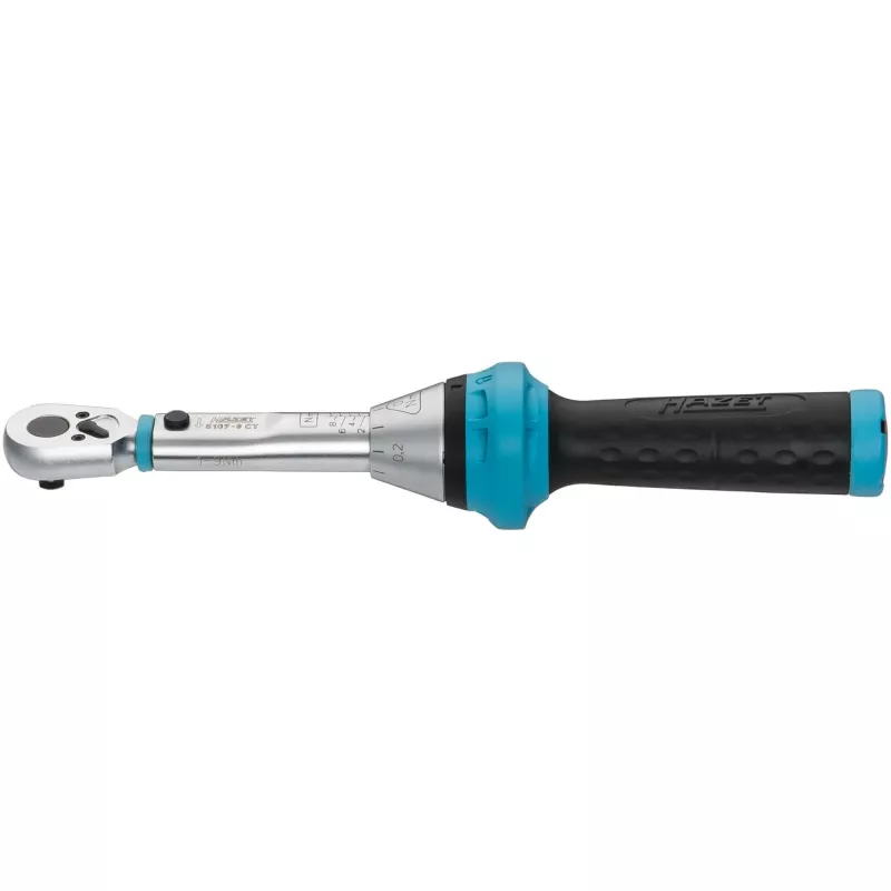 HAZET 5107-3CT mechaninis klikerinis dinamometrinis raktas 1/4 inch