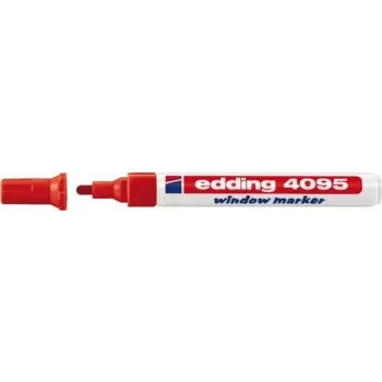 Markeris Edding 4095 10 vnt. Raudonas