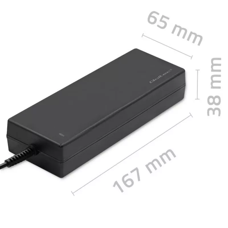 Qoltec 120W stalinis maitinimo šaltinis | 12V | 10A | 5,5*2,5 | su maitinimo laidu