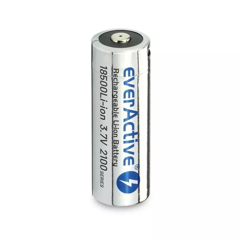 Li-ion akumuliatorius 18500 3,7V 2100mAh su USB-C jungtimi Everactive EV18500-21M