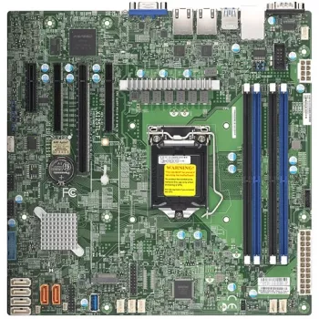 Pagrindinė plokštė Supermicro X12STL-F-B, LGA 1200, Intel C256, mATX