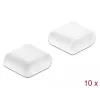 Dulkių dangtelis DeLOCK USB Type-C kištukui 10 vnt balti