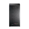 Montech X5M (B) „Micro Tower“ kompiuterio korpusas – Micro-ATX/Mini-ITX, 3×120 mm priekyje, 1×120 mm gale, palaiko ATX maitinimo šaltinį, 2×3,5 colio + 4×2,5 colio, juodas