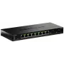 NETGEAR GS310TPv2 valdomas L2/L3 gigabaitinis Ethernet (10/100/1000) PoE komutatorius stalinis juodas