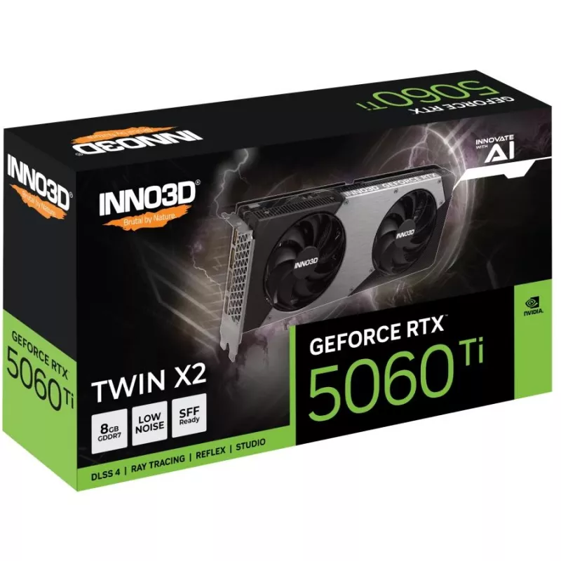 INNO3D GeForce RTX 5060 Ti TWIN X2 8GB GDDR7 vaizdo plokštė
