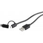 USB laidas ShiverPeaks BS14-14025 USB 2.0 1 m