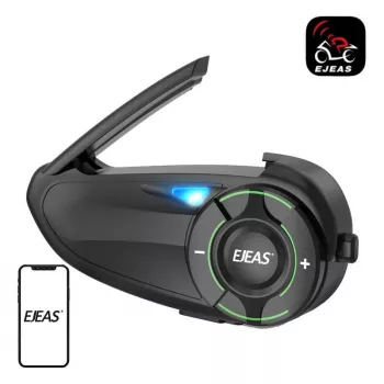 Motociklo šalmo interkomas EJEAS Q8 Bluetooth ilgo nuotolio ryšys