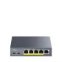 CUDY GS105P 5 prievadų Gigabit PoE+ valdiklis 36W