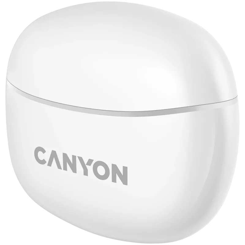 Canyon TWS-5 belaidžiai ausinukai su mikrofonu, BT V5.3, 20Hz-20kHz, 40mAh*2+500mAh, Type-C