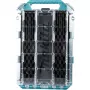 MAKTRAK Organizer Flat M, įrankių dėžė Mėlyna / permatoma, permatomas dangtis