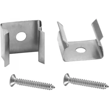 Tvirtinimo laikiklis EUROLITE 51201011 tuščiaviduriams vamzdeliams 10x10 mm, 2 vnt. komplektas su varžtu