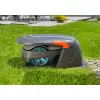 Garažas robotinei vejapjovei, pastogė pilka/turquoise, skirta SILENO life, SILENO city
