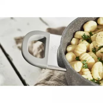 Granitinis indukcinis puodas su dangčiu Ballarini Murano 4,8 l