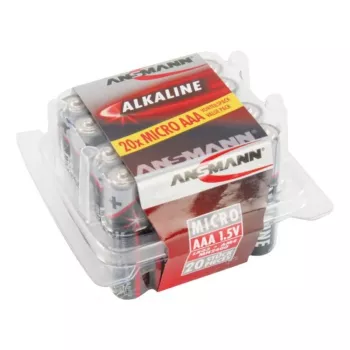 Vienkartinė baterija AAA/LR03 ANSMANN 5015538 (1,5 V, šarminė, 20 vnt.)