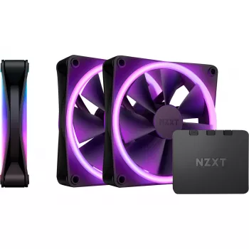 Ventiliatorių rinkinys NZXT F120 RGB DUO Triple Pack 12 cm 500-1800 RPM 29 dB