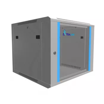 Extralink sieninis Rack spintos korpusas 9U 600x600 pilkas