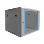 Extralink sieninis Rack spintos korpusas 9U 600x600 pilkas