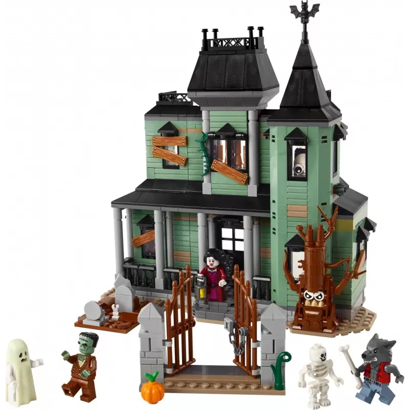 Konstruktorius LEGO Creator 3-in-1 Haunted House 31167 – 736 dalių, 3 modeliai, 5 minifigūrėlės